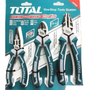 Bộ 3 Kìm răng, cắt và nhọn cao cấp Total THT2K0301S
