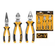 Bộ 3 kềm răng,cắt và nhọn INGCO HKPS28318