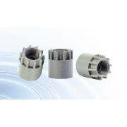 Nối ống nước 21mm ren trong 17mm lục giác PVC N21-RT17*LG