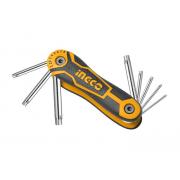 Bộ 8 chìa lục giác bông INGCO HHK14083